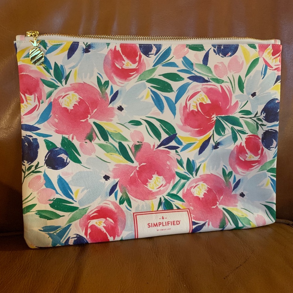 Simplified by Emily Ley “Planner Pouch” in Happy Floral
